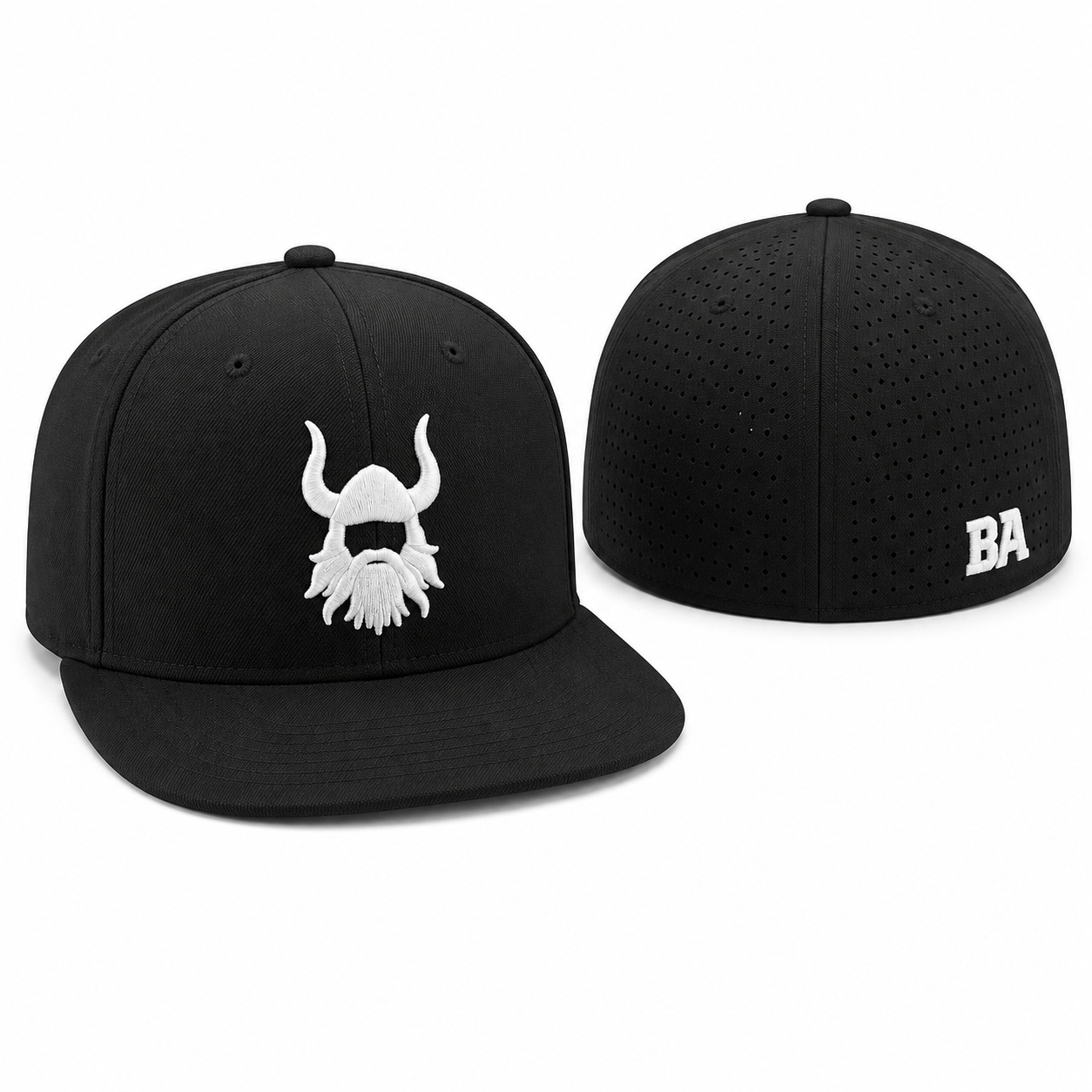 BA Flat Bill Laser Mesh Flex Hat