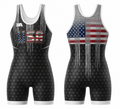 Black USA WOMENS Singlet