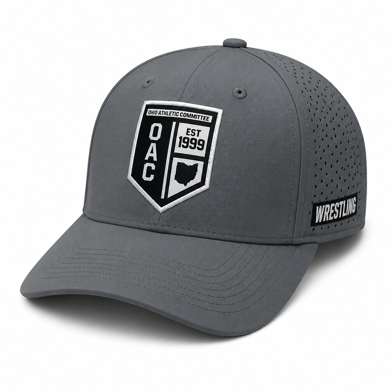 Grey OAC Laser Mesh Hat