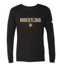 Army Wrestling Crest Black Triblend Long Sleeve