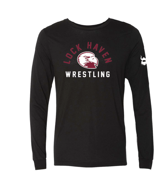 Lock Haven Wrestling Classic Triblend Long Sleeve
