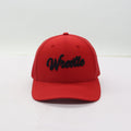 Red Wrestle Laser Mesh Hat