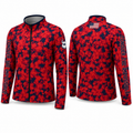 BA Orange Camo Full-Zip Jacket