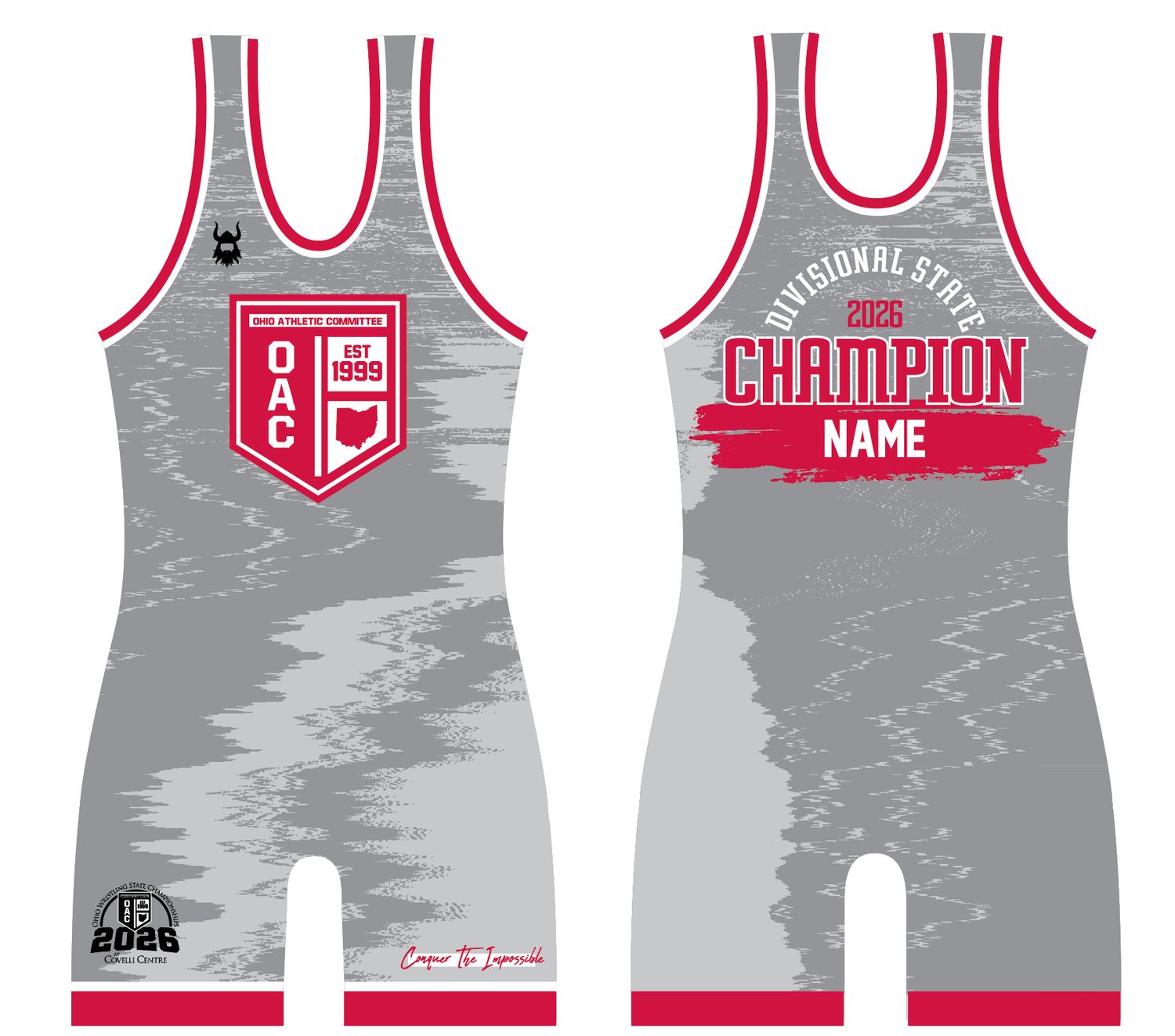 2026 OAC DIVISIONAL STATE CHAMPION SINGLET – BARBARIAN APPAREL