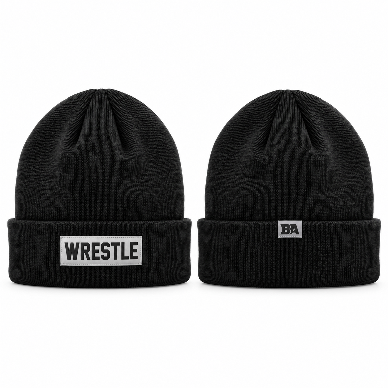 Wrestle Black Beanie