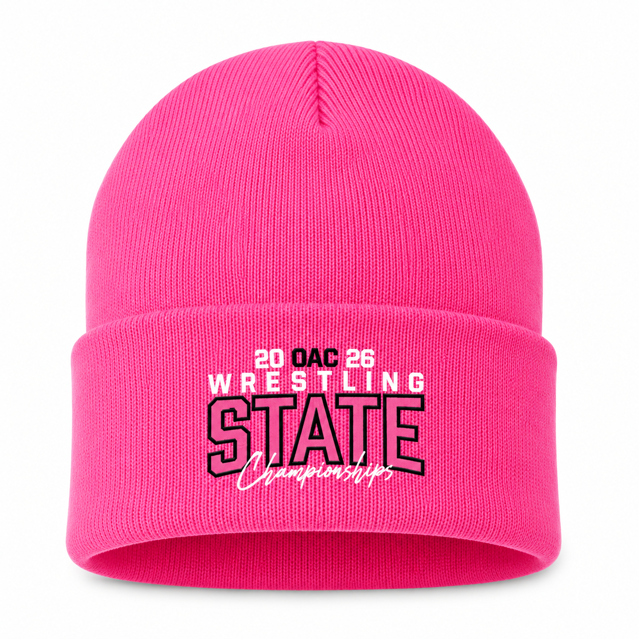 2026 OAC State Pink Beanie