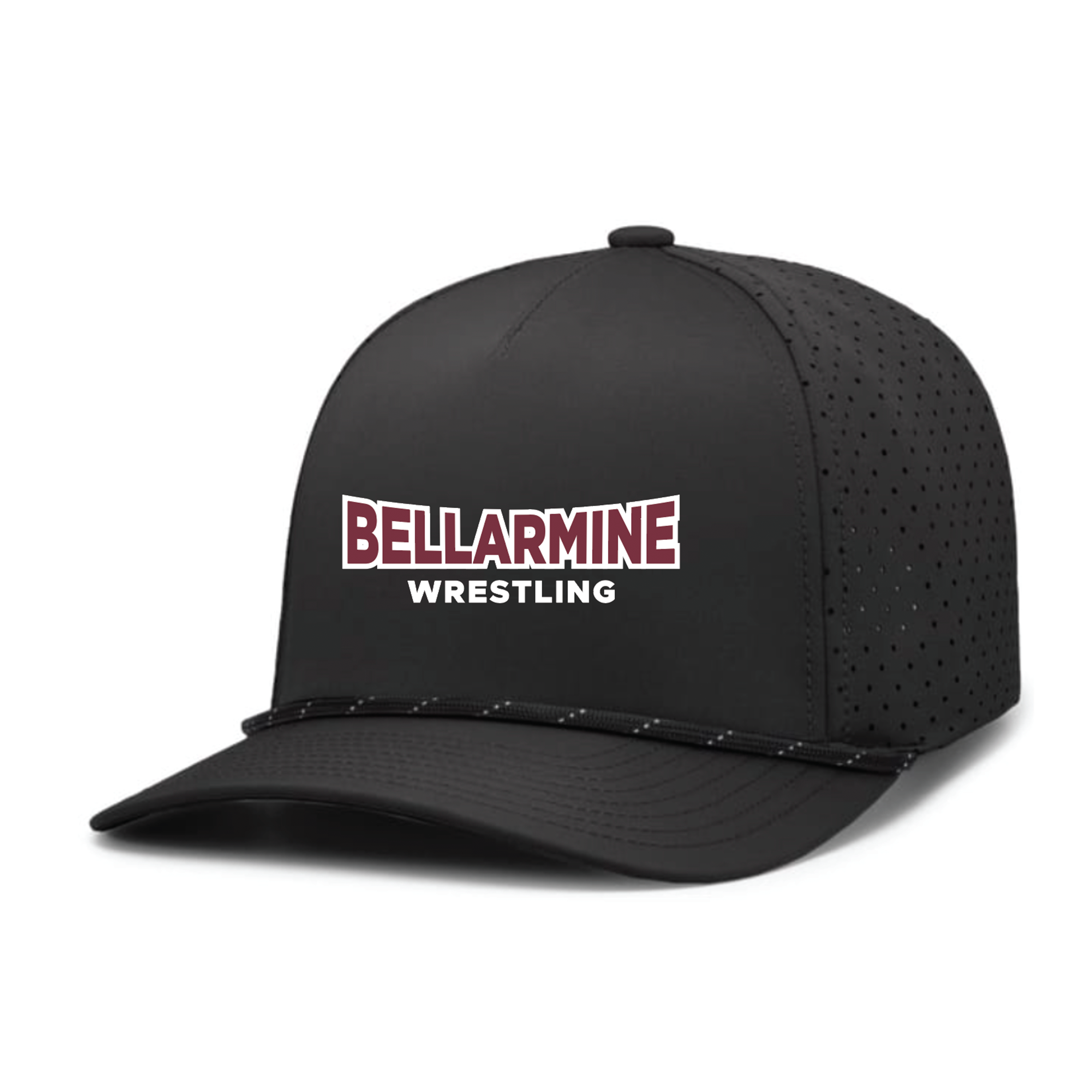 Bellarmine Wrestling 2026 Black Rope Hat