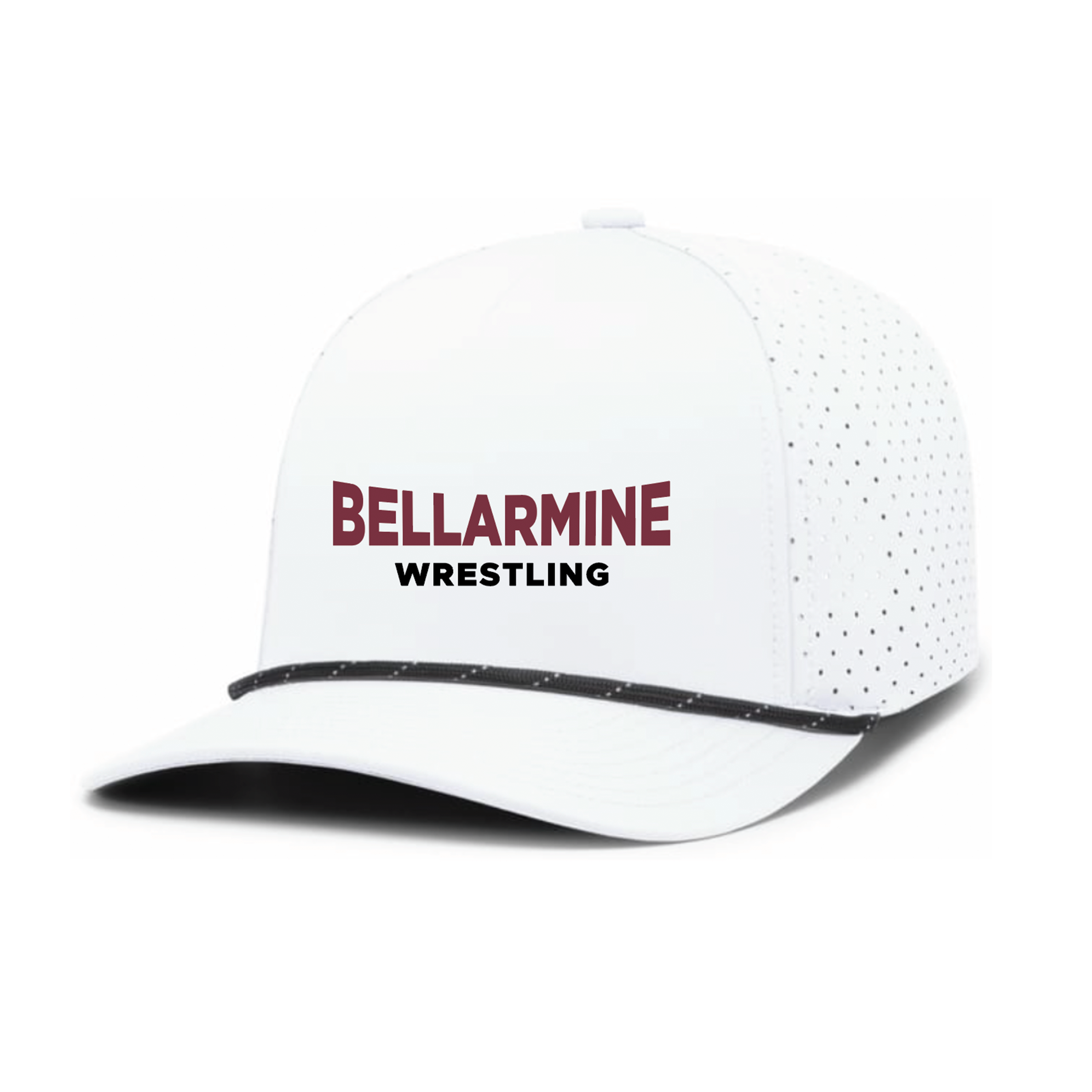 Bellarmine Wrestling 2026 White Rope Hat
