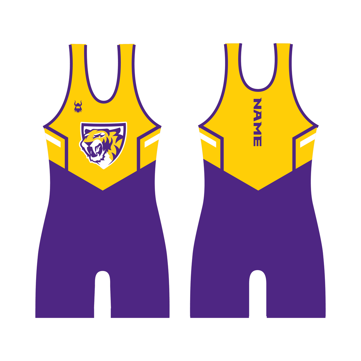 Sabertooth Purple/Gold Singlet
