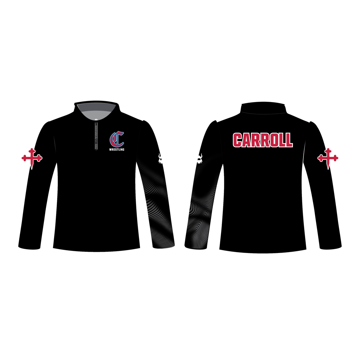Archbishop Carroll 1/4 zip Elite Jacket