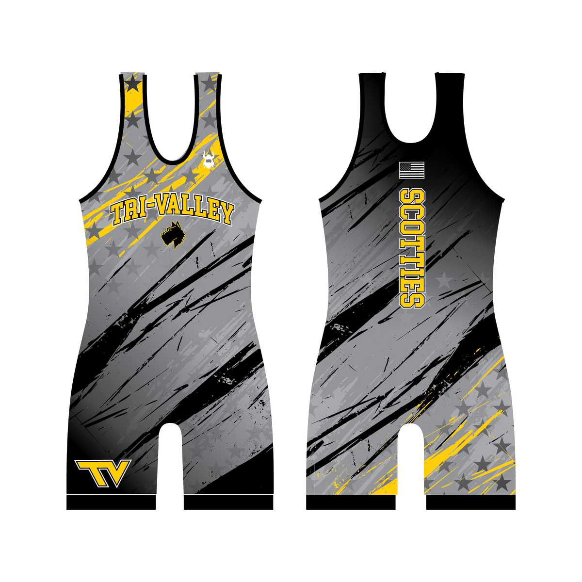 Tri Valley Youth Grey Singlet