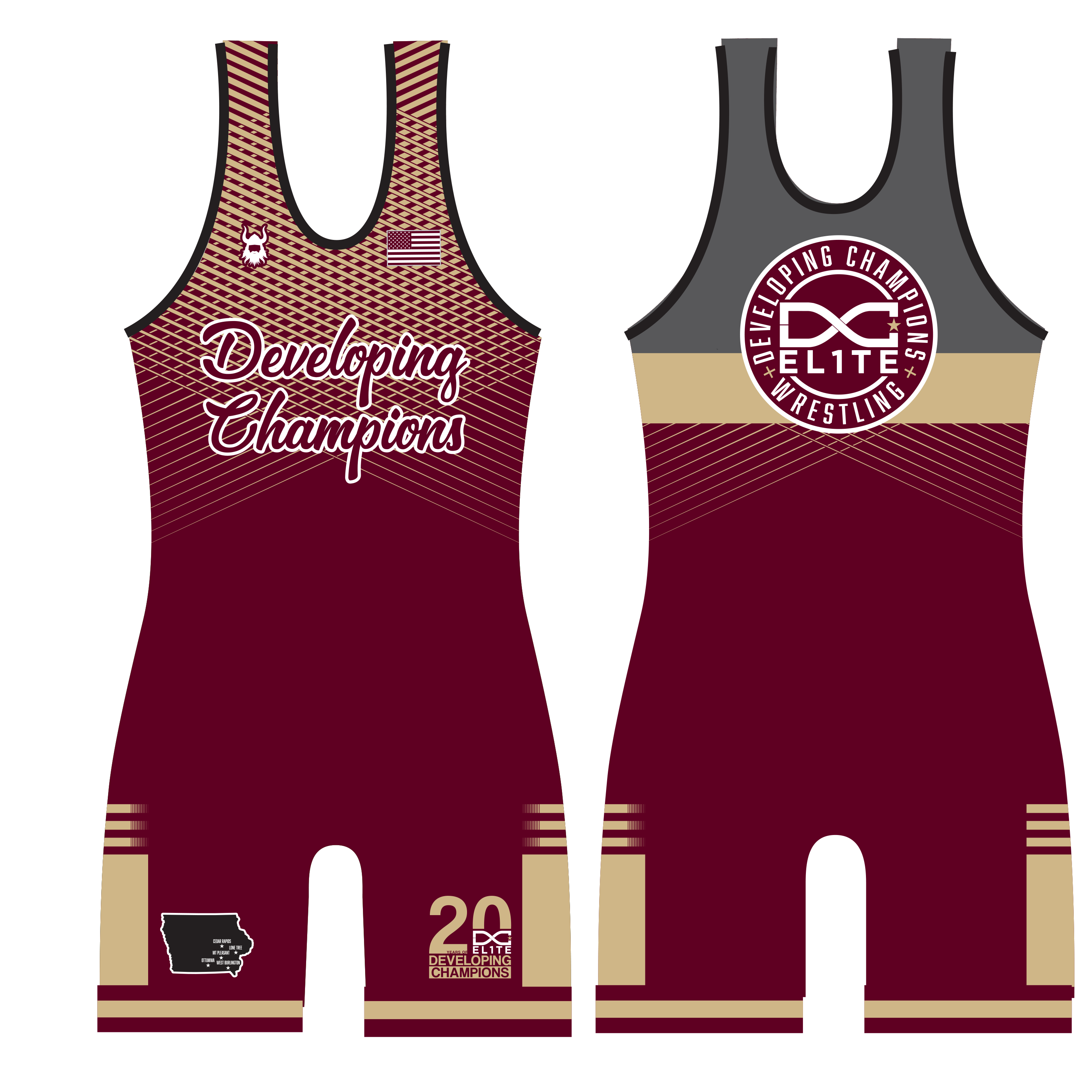 DC Elite 2026 Red Singlet