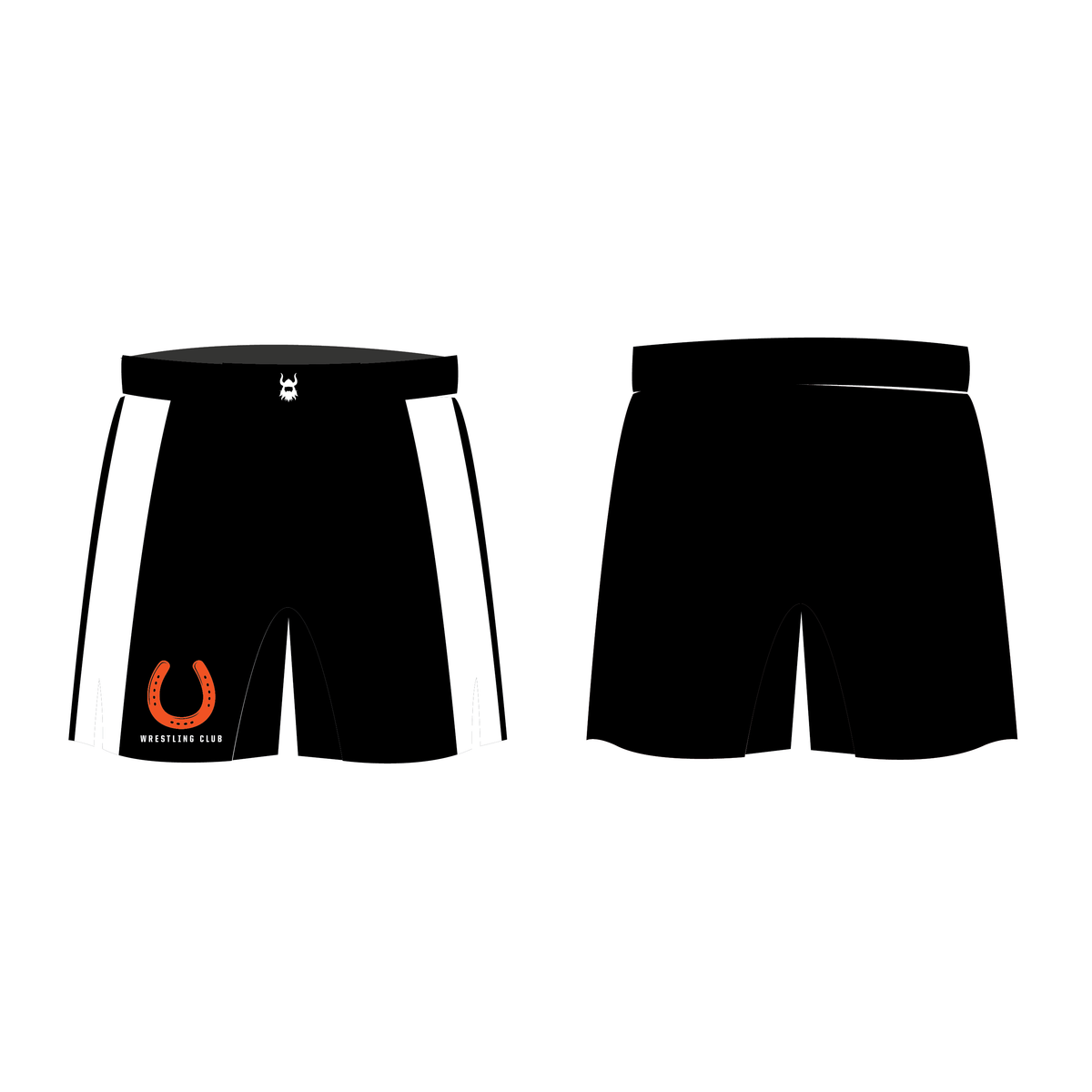 Pacer Wrestling Club Black Fight Shorts