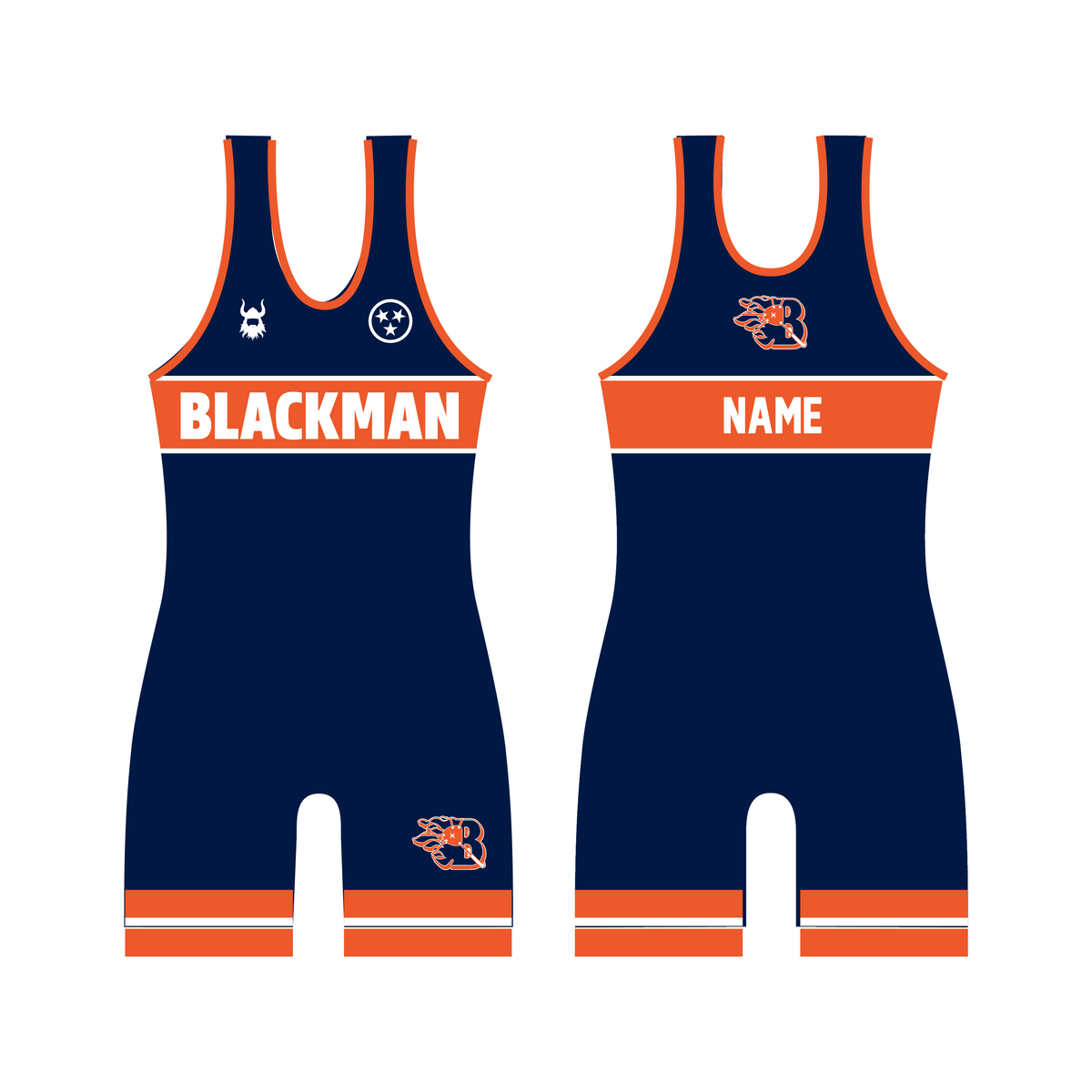 Blackman Classic Navy Singlet