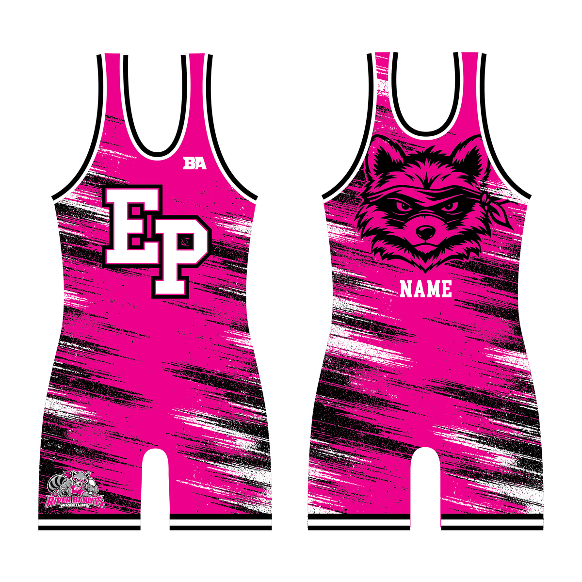 River Bandits PINK Singlet