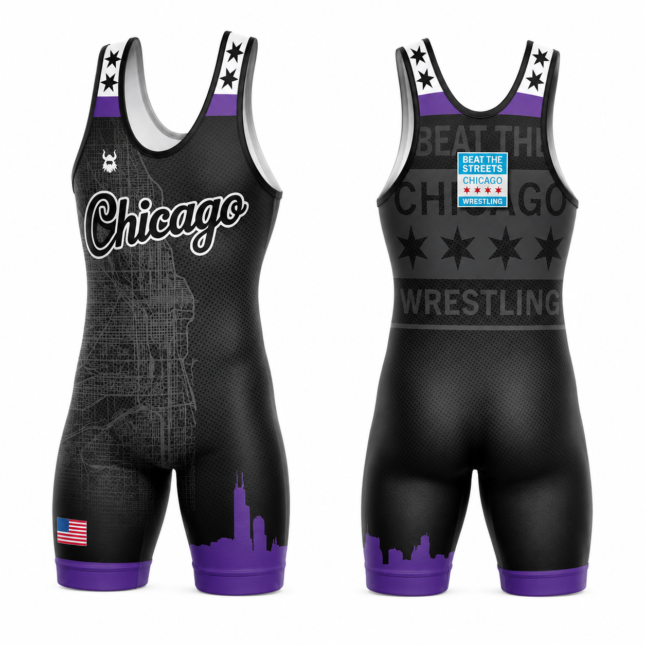 BTS Chicago Roseland MENS Singlet
