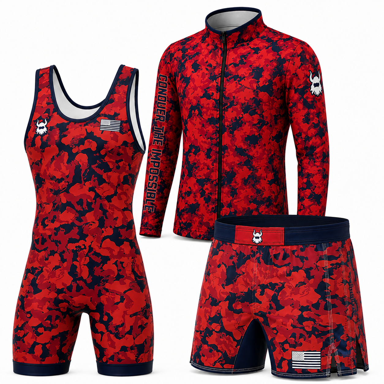 Orange Camo Mens Bundle