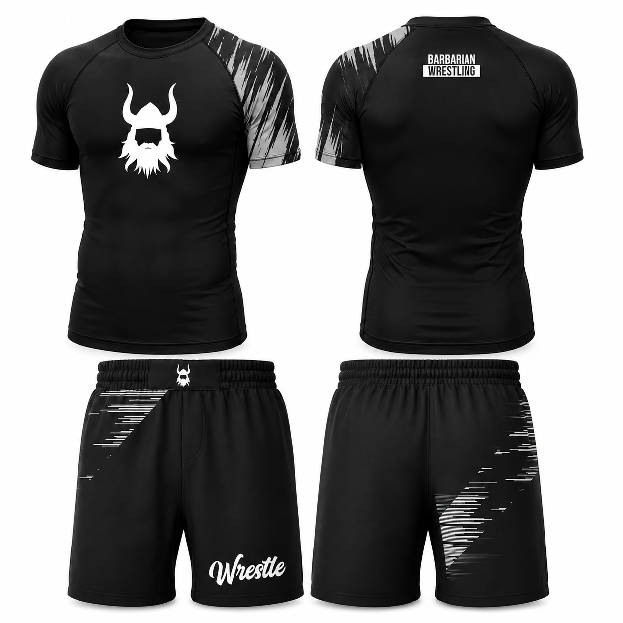 Black Wrestle 2 Piece Bundle