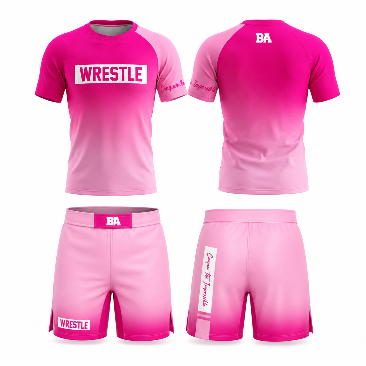 Pink wrestle 2 Piece Bundle