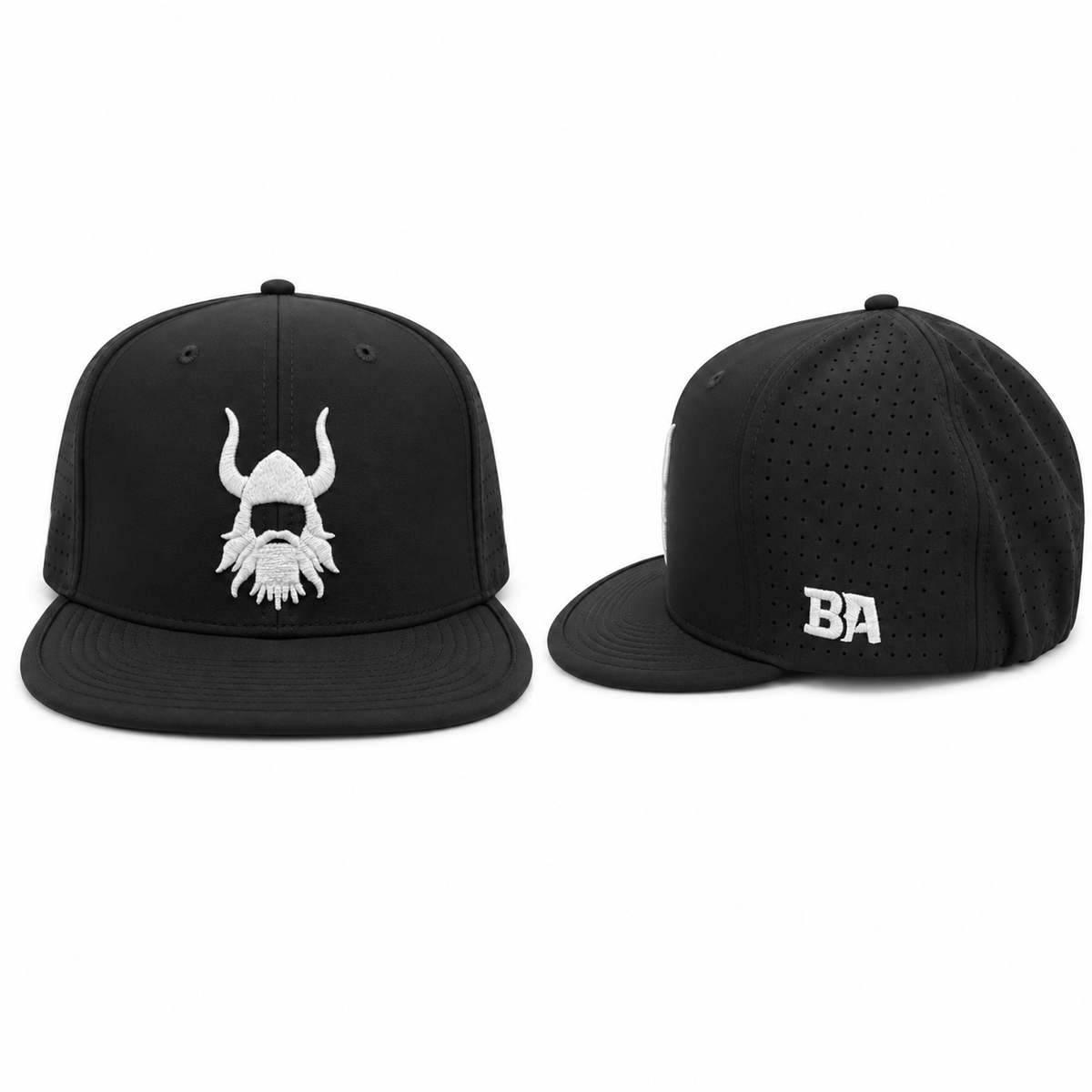 BA Flat Bill Laser Mesh Flex Hat