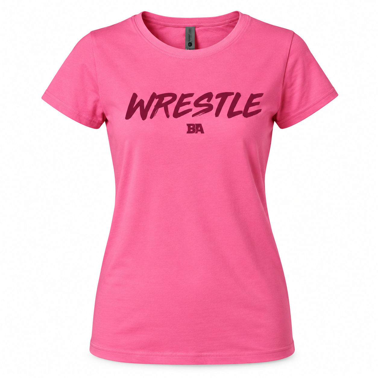 Womens Pink Wrestle Shirt