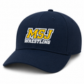 MSJ Navy Logo Laser Mesh Hat