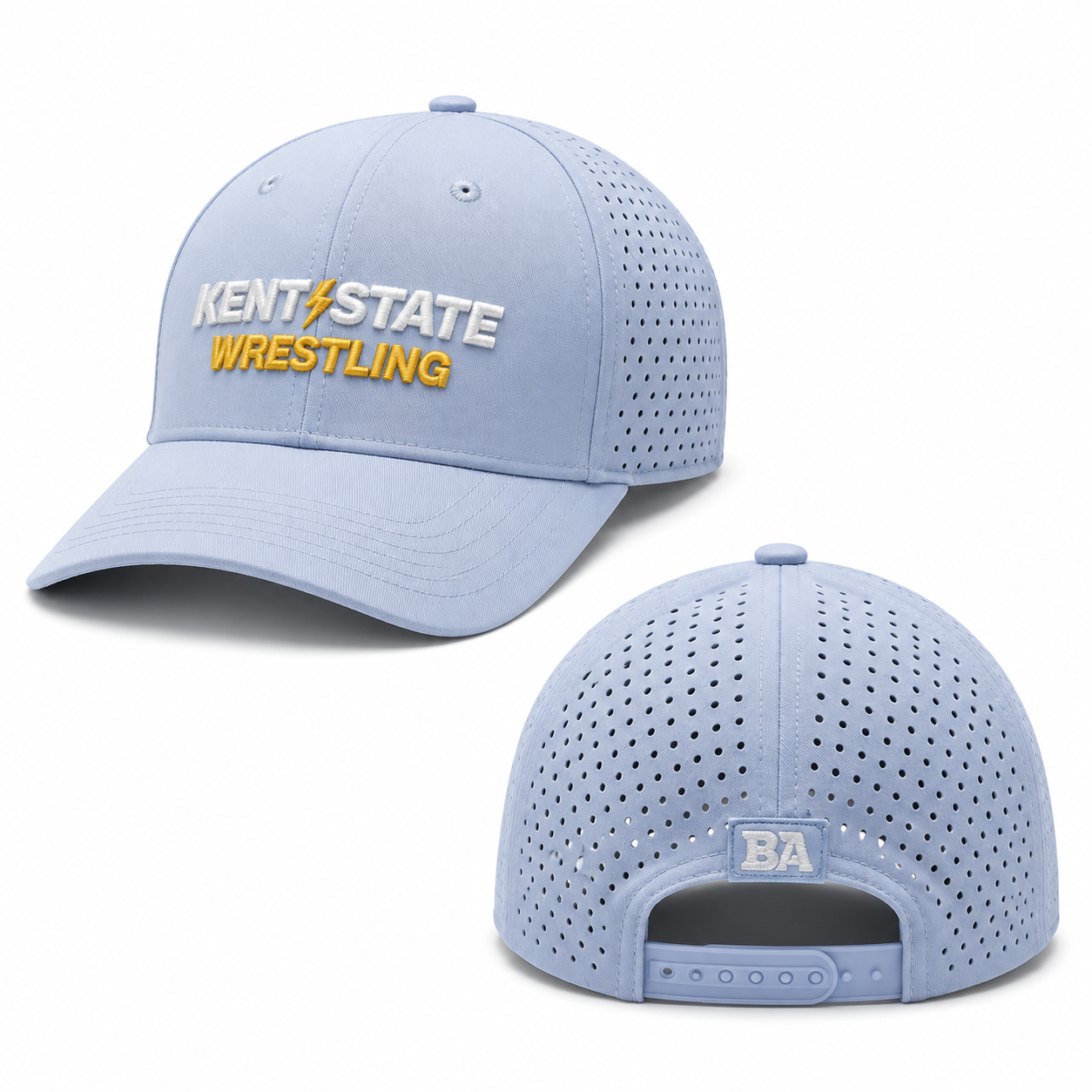 Kent State Baby Blue Laser Mesh Hat