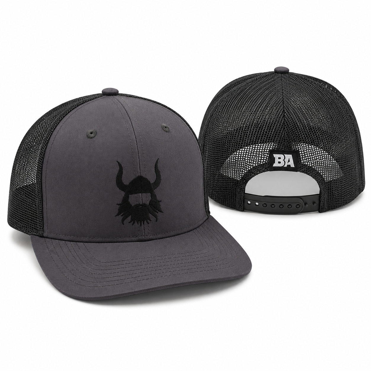 BA Warrior Charcoal Mesh Hat