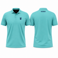 Barbarian Teal Sublimated Polo