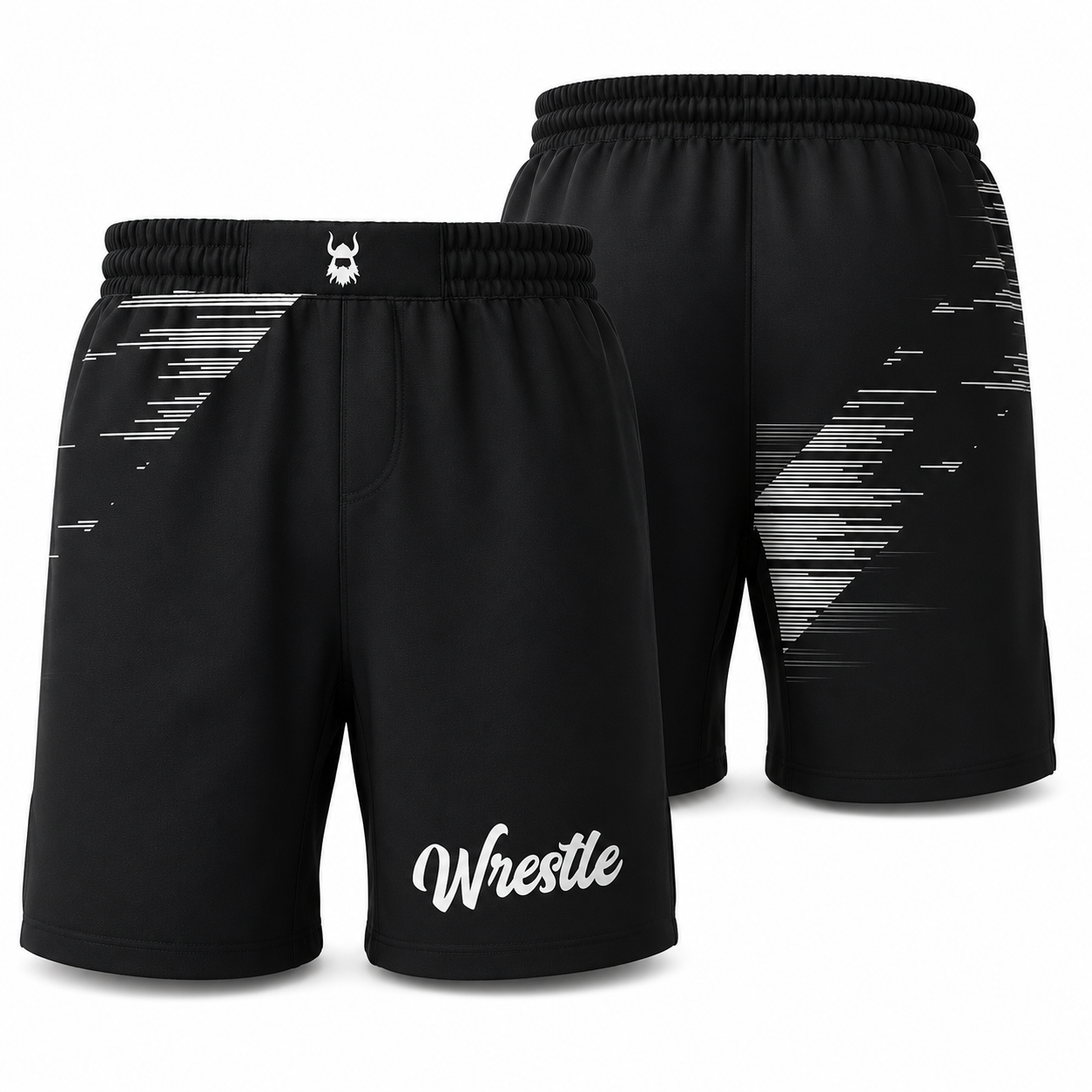 BA Black Wrestle Shorts