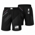 BA Black & Grey Fight Shorts