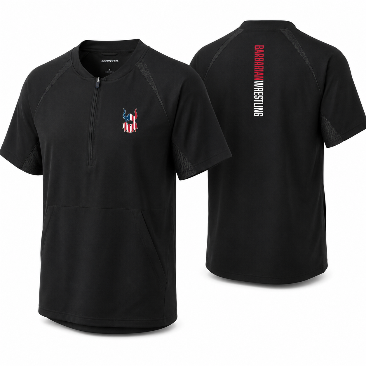 BA USA Short Sleeve Pullover Black
