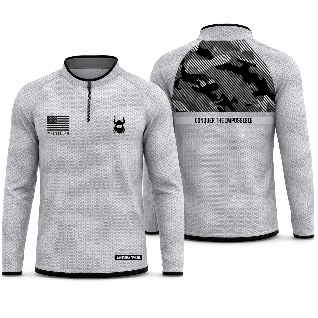 BA 1/4 Gray Camo Jacket