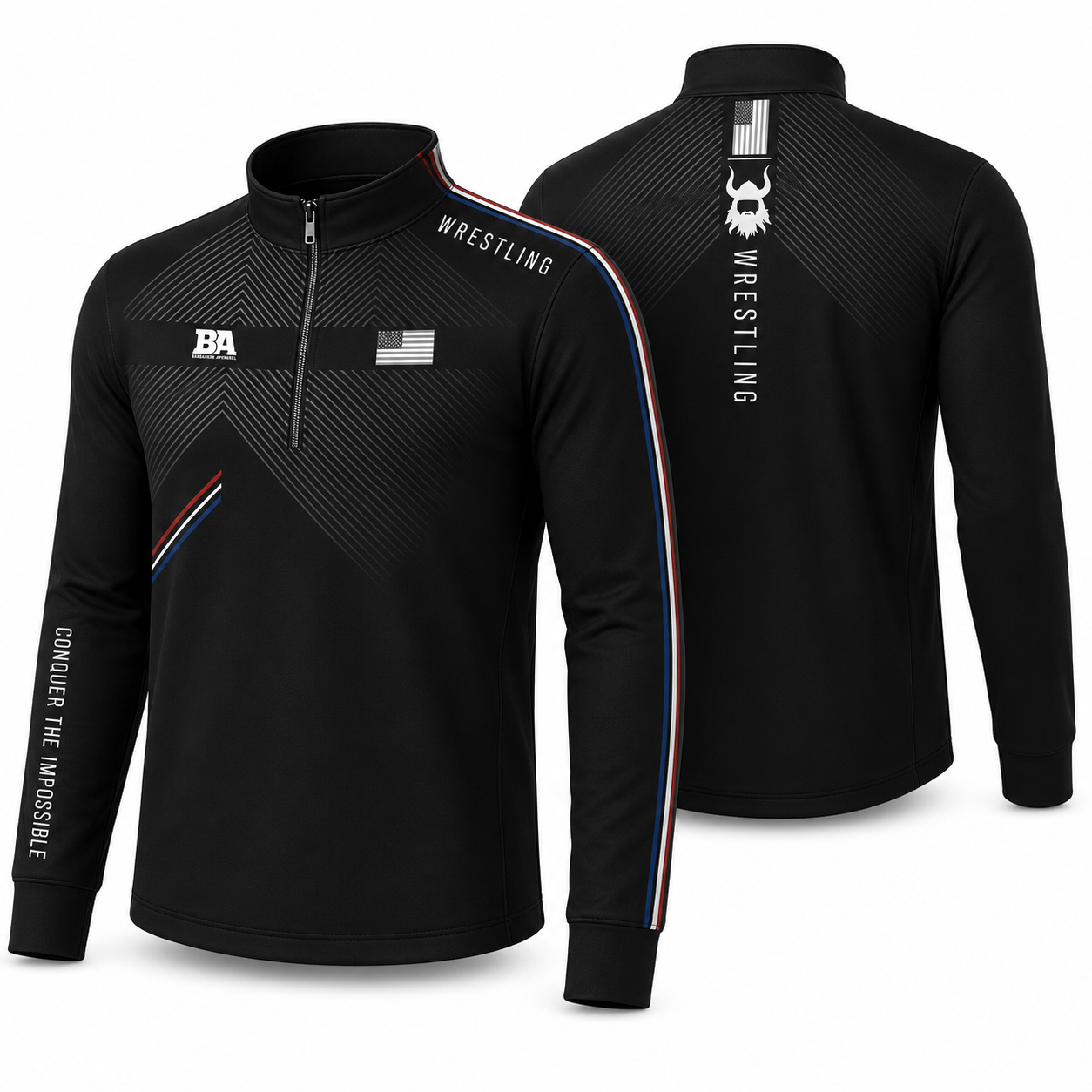 BA 1/4 Black & Grey Jacket