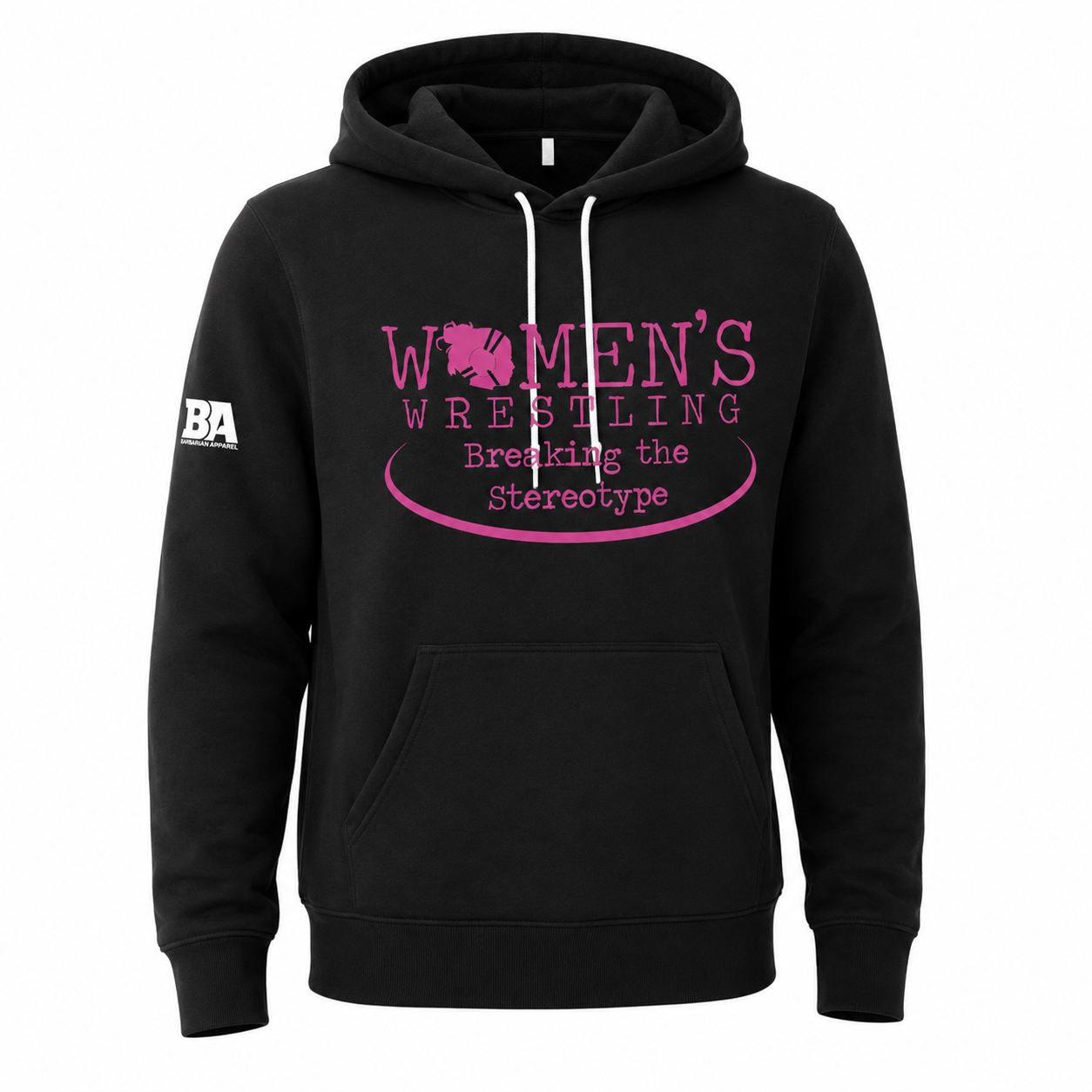 Womens Wrestling Unisex Fleece Hoodie