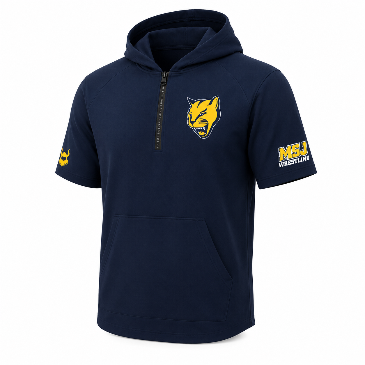 MSJ Short Sleeve 1/4 Zip Hoodie