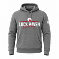 Lock Haven Wrestling Script Grey Hoodie