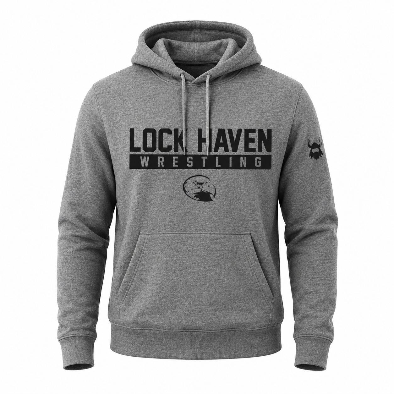 Lock Haven Wrestling Collegiate Grey Hoodie