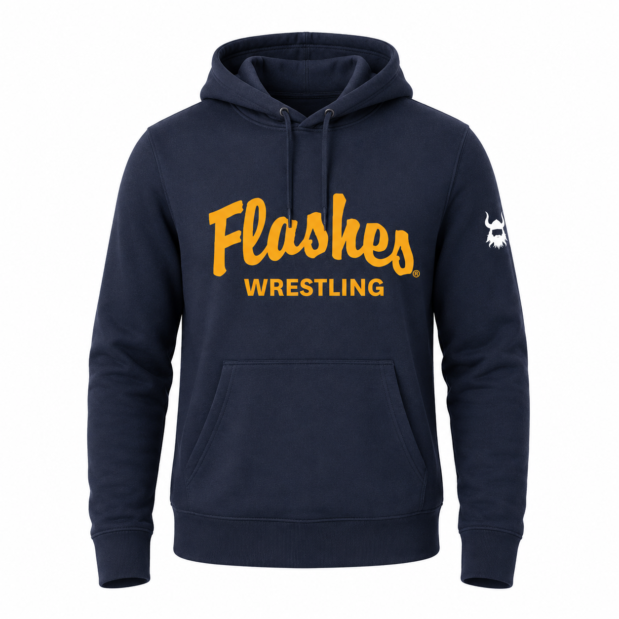 Kent State Flashes Wrestling Navy Blend Hoodie