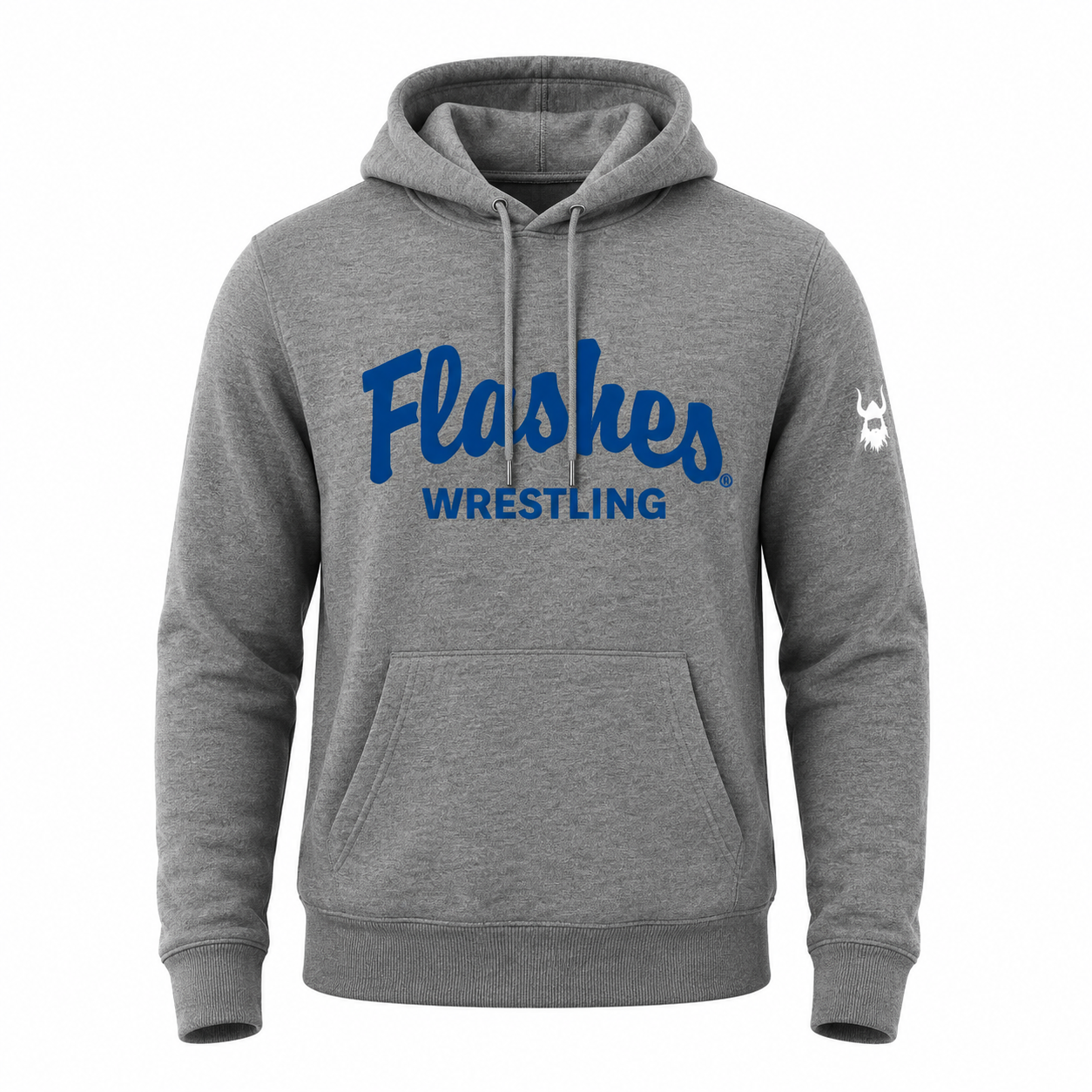 Kent State Flashes Wrestling Grey Blend Hoodie