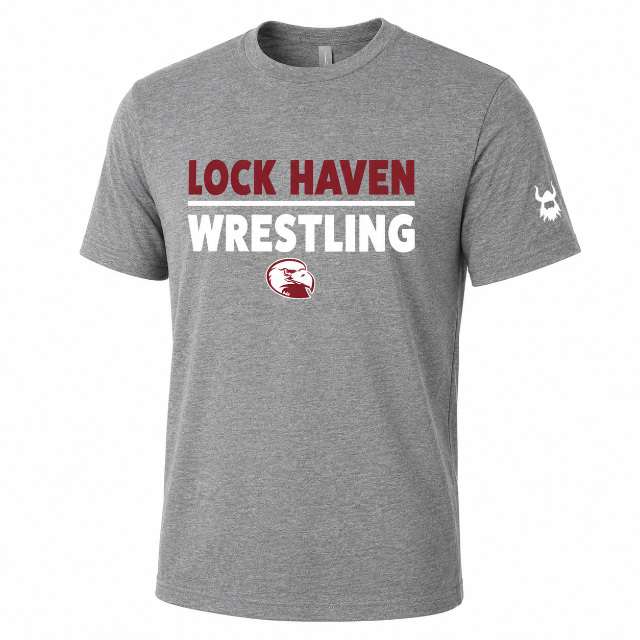Lock Haven Wrestling Grey Blend Shirt