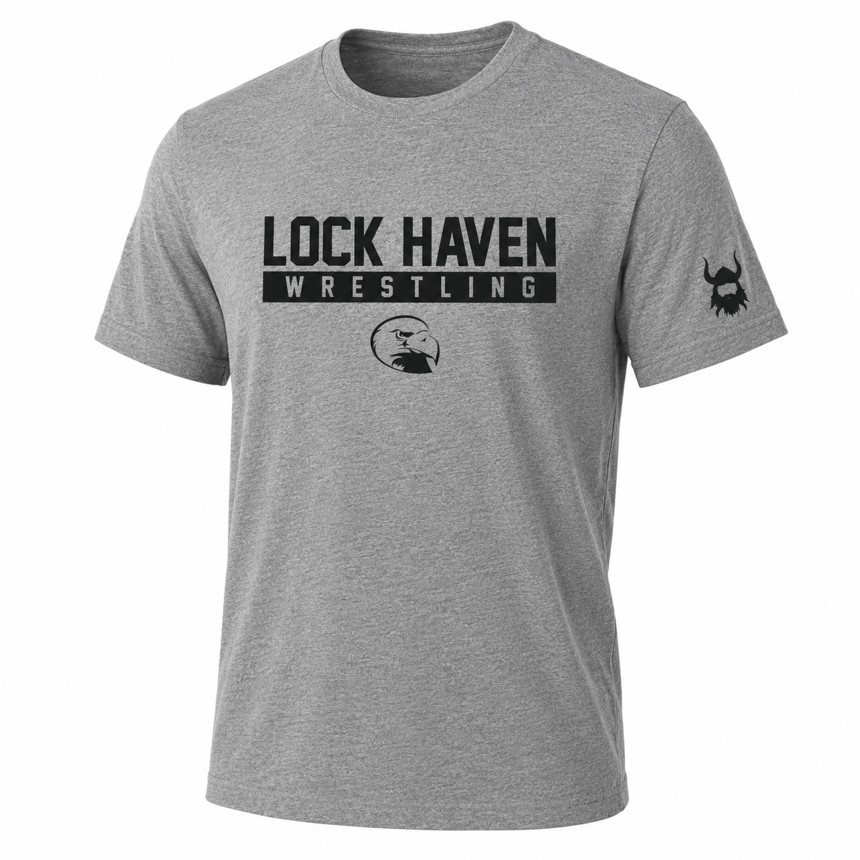 Lock Haven Wrestling Collegiate Grey Blend Shirt