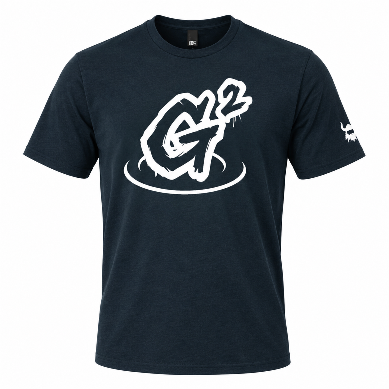 Grey Burnett Tri-Blend Navy Shirt