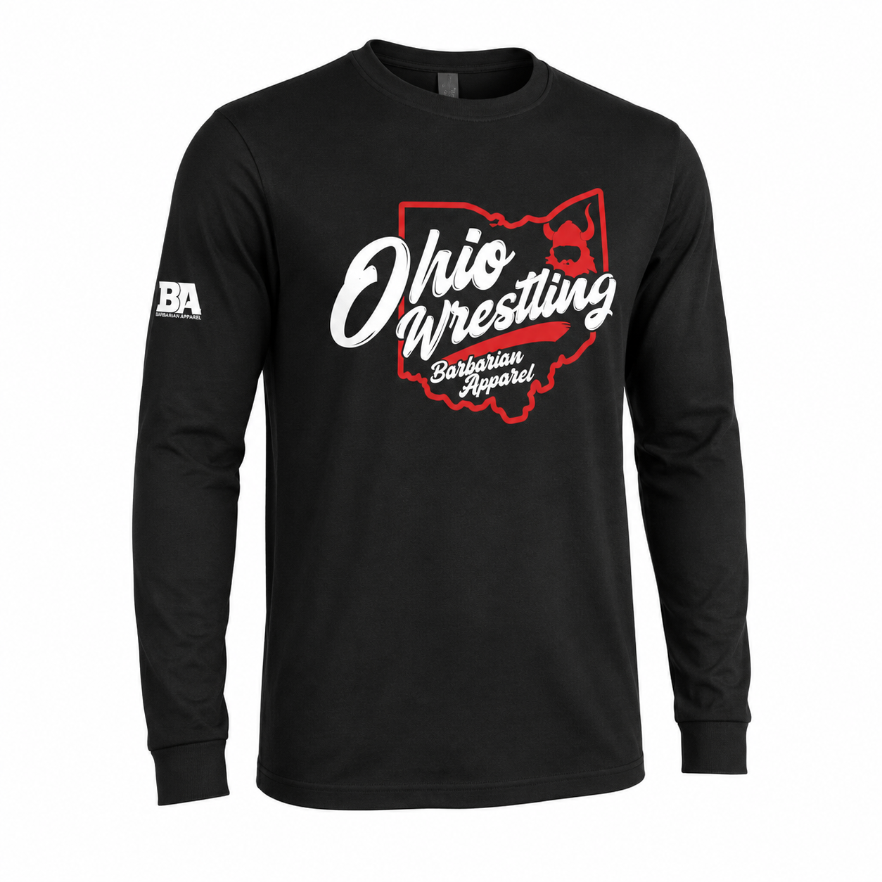 BA Ohio Wrestling Long Sleeve Shirt