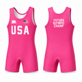 BABY Pink USA Singlet