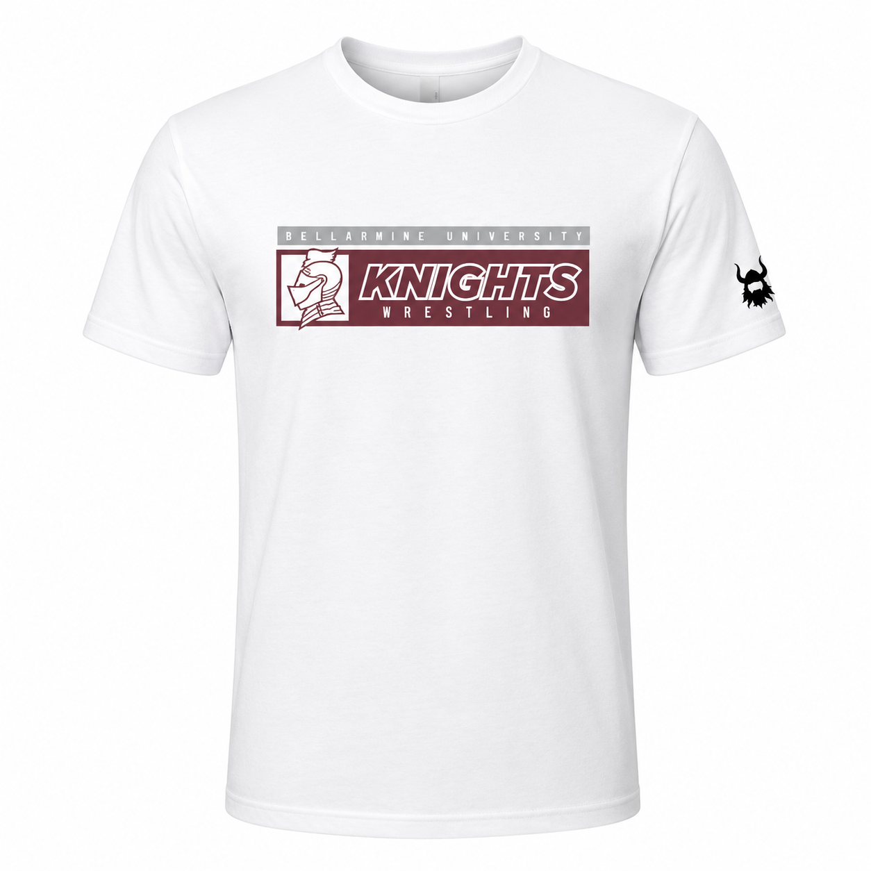 White Bellarmine Knights Wrestling Blend Shirt