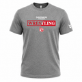 Davidson Wildcat Wrestling Grey Blend T-Shirt