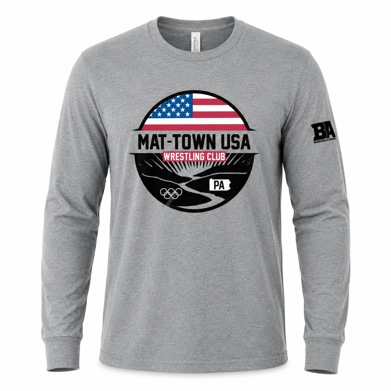 Mat-Town Grey Long Sleeve