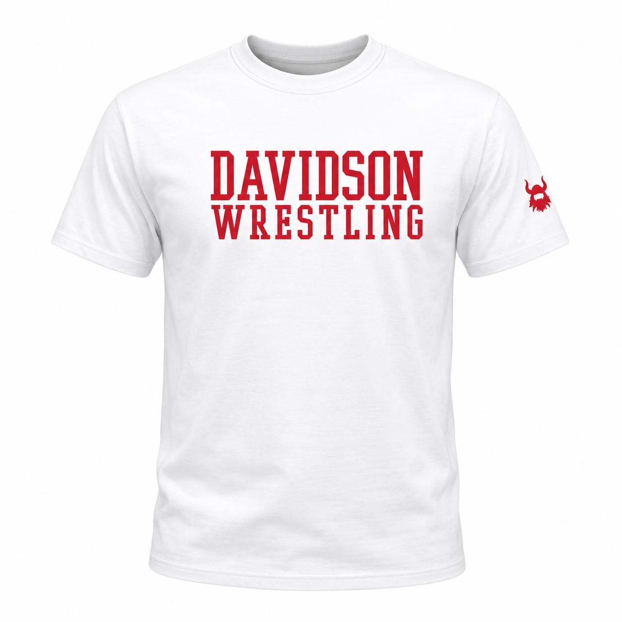 Davidson Whiteout Wrestling Blend T-shirt