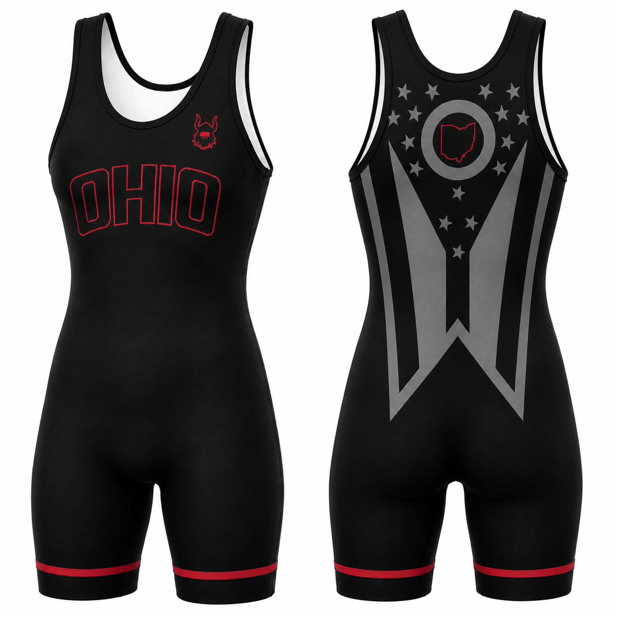 Ohio Black WOMENS Singlet